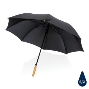 27"-es Impact AWARE RPET félautomata bambusz esernyő 190T