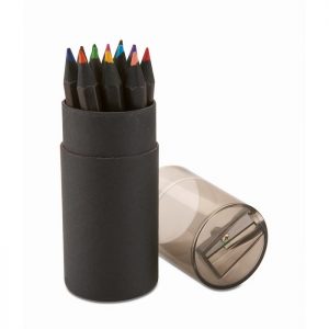 Fekete színes ceruzák