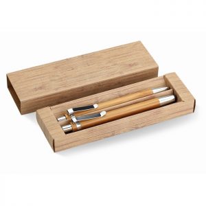 Bambusz toll és ceruza szett